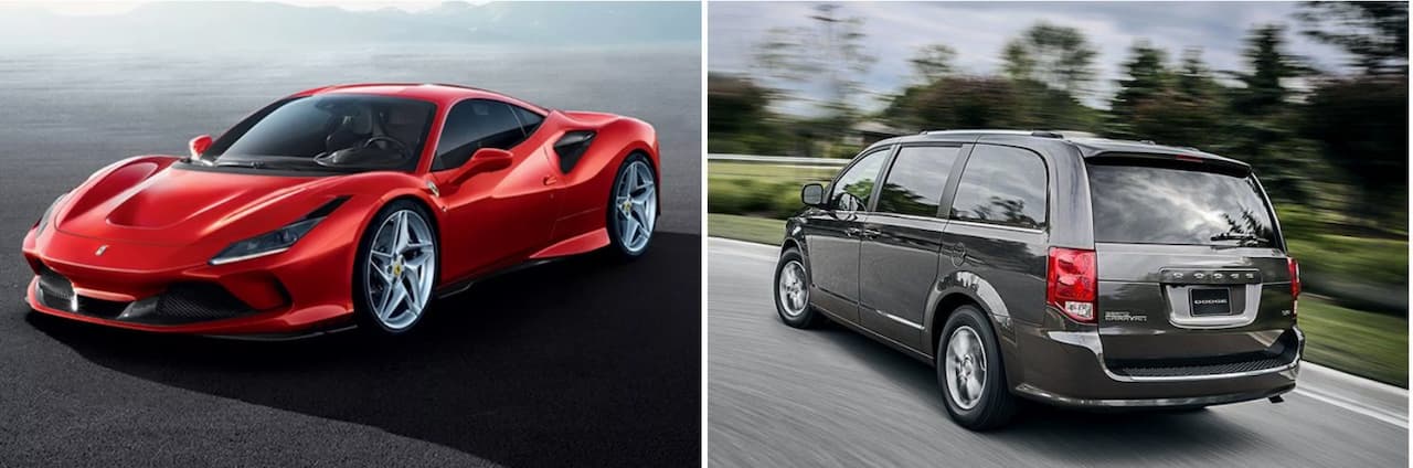 Ferrarri vs. Minivan